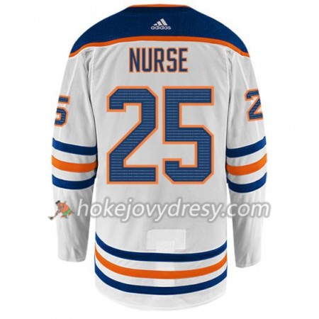 Pánské Hokejový Dres Edmonton Oilers DARNELL NURSE 25 Adidas Bílá Authentic